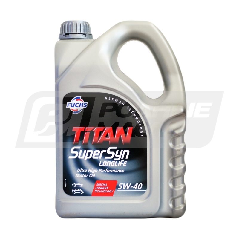 FUCHS Titan Supersyn Longlife 5W40, 4л 601236655